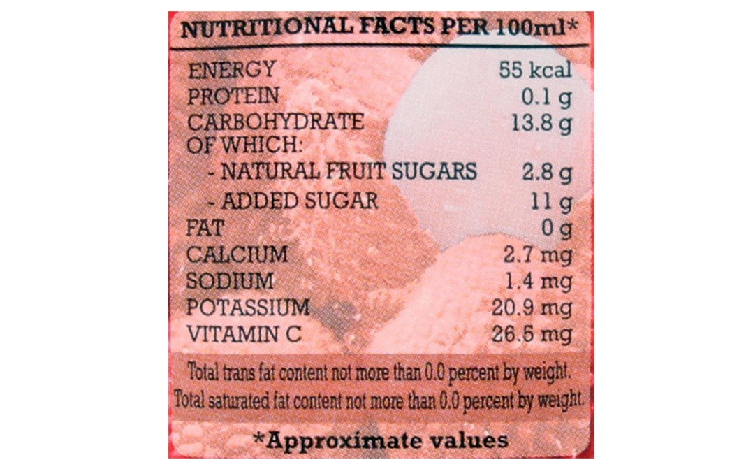 B Natural Litchi Luscious    Tetra Pack  200 millilitre